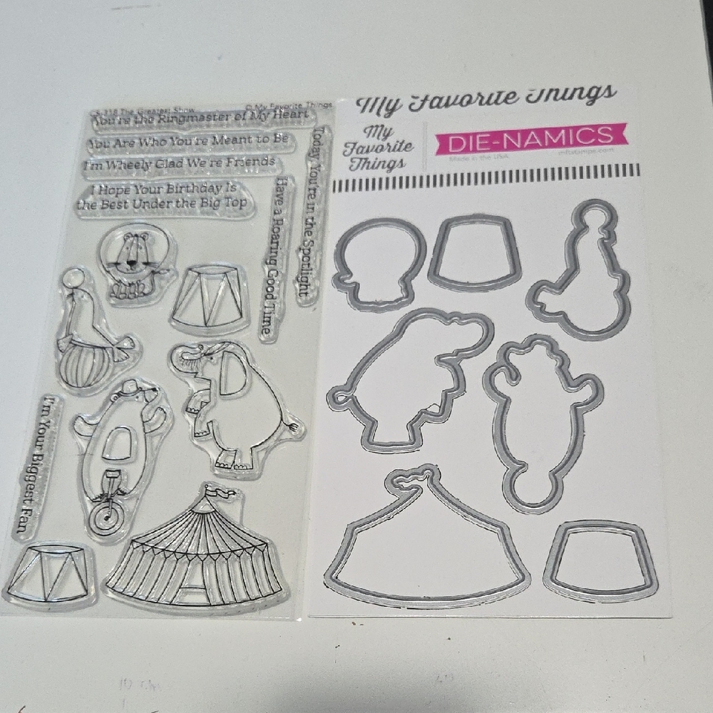 The Greatest Show Die-Namics Stamp & Die Set